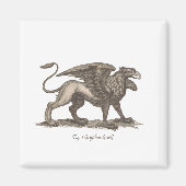 griffin ( gryphus greiff ) illustratie . magneet (Voorkant)