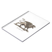  griffin ( gryphus greiff ) illustratie . notitieboek (Linkerzijde)