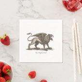 griffin ( gryphus greiff ) illustratie . servetten (Insitu)