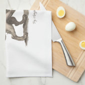  griffin ( gryphus greiff ) illustratie . theedoek (Quarter Fold)