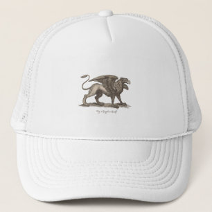griffin ( gryphus greiff ) illustratie . trucker pet