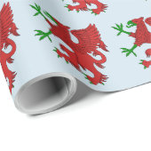 Griffin in rood en groen cadeaupapier (Rol Hoek)