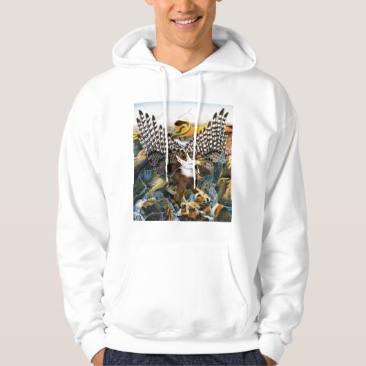 Griffin in Waterfall Hoodie (Voorkant)
