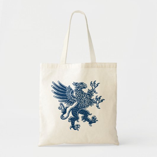 Griffin - Indigo Blue Style Tote Bag (Voorkant)