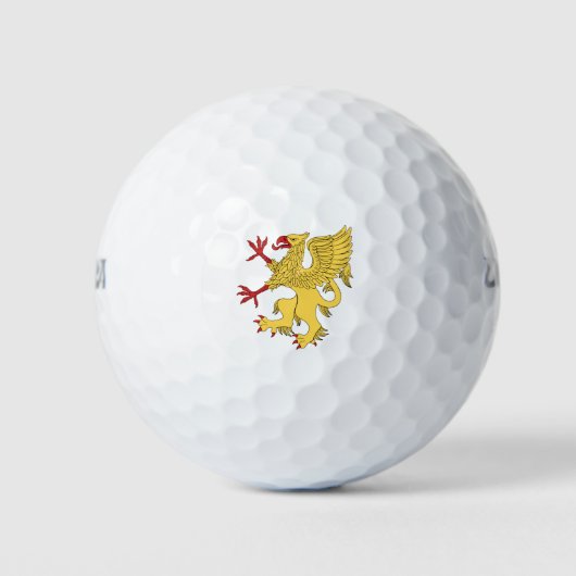 Griffin Klimmend Or Golfballen (Voorkant)