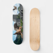 Griffin Mythological Animal Medieval Castle Persoonlijk Skateboard (Voorkant)