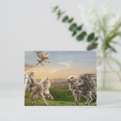 Griffin-mythologie Briefkaart (Staand voorkant)