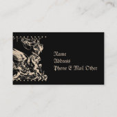 Griffin of Griffin mythologisch wezen Visitekaartje (Achterkant)