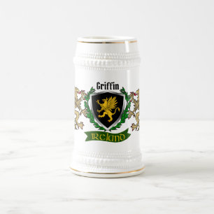 Griffin/O'Griffy Irish Shield Beer Stein Bierpul