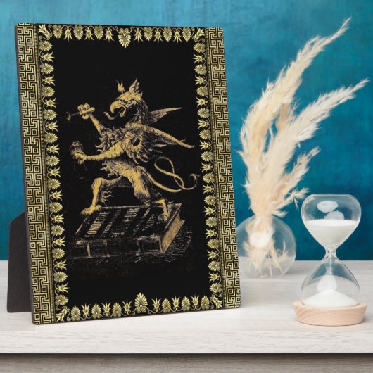 Griffin Plaque Fotoplaat (Zijkant)