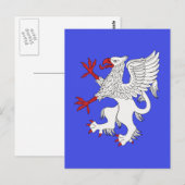 Griffin Rampant Argent Briefkaart (Voorkant / Achterkant)