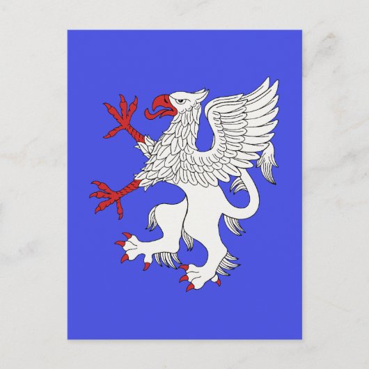 Griffin Rampant Argent Briefkaart (Voorkant)