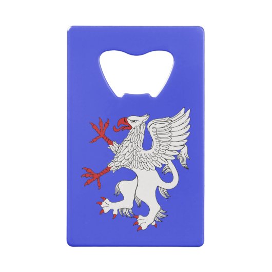 Griffin Rampant Argent Creditkaart Flessenopener (Achterkant)