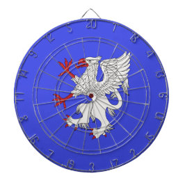 Griffin Rampant Argent Dartbord