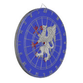 Griffin Rampant Argent Dartbord (Voorkant Links)