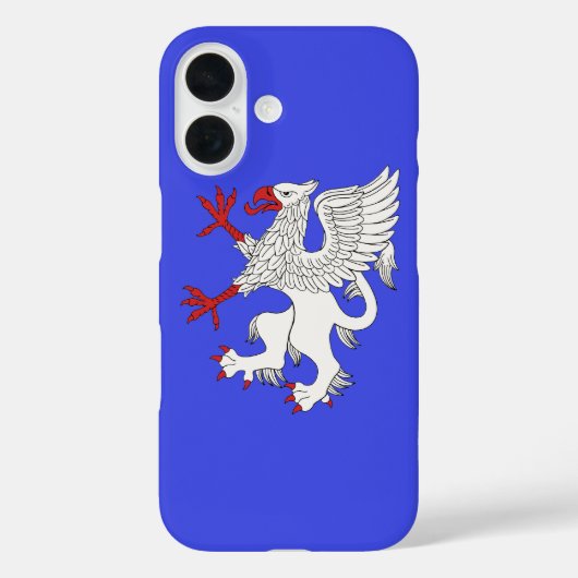 Griffin Rampant Argent Hoesje-Mate iPhone Case (Achterkant)