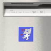 Griffin Rampant Argent Magneet (Insitu (Vaatwasser))