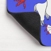 Griffin Rampant Argent Muismat (Hoek)