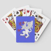 Griffin Rampant Argent Pokerkaarten (Achterkant)