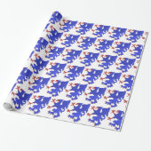 Griffin Rampant Azure Cadeaupapier (Uitgerold)