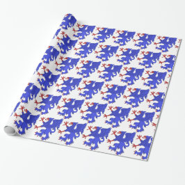 Griffin Rampant Azure Cadeaupapier