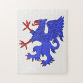 Griffin Rampant Azure Legpuzzel (Verticaal)