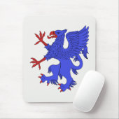 Griffin Rampant Azure Muismat (Met muis)