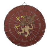 Griffin Rampant Dartbord (Voorkant)