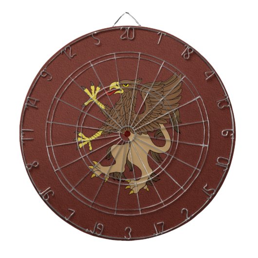 Griffin Rampant Dartbord (Voorkant)