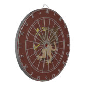 Griffin Rampant Dartbord (Voorkant Links)