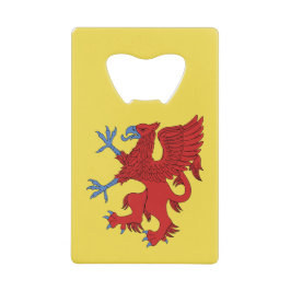 Griffin Rampant Gules Creditkaart Flessenopener