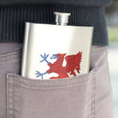 Griffin Rampant Gules Flacon (Voorbeeld)