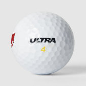 Griffin Rampant Gules Golfballen (Logo)