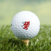 Griffin Rampant Gules Golfballen (Insitu Shirt)