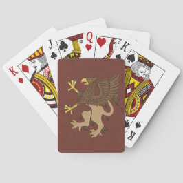 Griffin Rampant Pokerkaarten