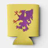 Griffin Rampant Purpure Blikjeskoeler (Achterkant)