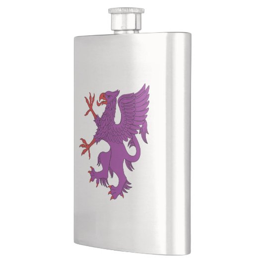 Griffin Rampant Purpure Flacon (Links)