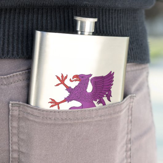 Griffin Rampant Purpure Flacon (Voorbeeld)