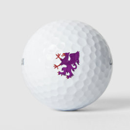 Griffin Rampant Purpure Golfballen