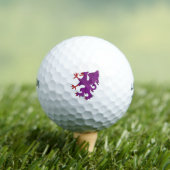 Griffin Rampant Purpure Golfballen (Insitu Shirt)