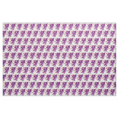 Griffin Rampant Purpure Stof (Yard (91,4 cm))