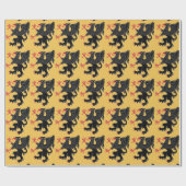 Griffin Rampant Sable Cadeaupapier (Vlak)