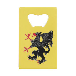 Griffin Rampant Sable Creditkaart Flessenopener
