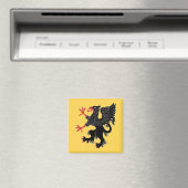 Griffin Rampant Sable Magneet (Insitu (Vaatwasser))