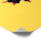 Griffin Rampant Sable Poster (Hoek)