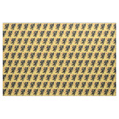Griffin Rampant Sable Stof (Yard (91,4 cm))