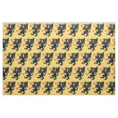 Griffin Rampant Sable Stof (Fat Quarter)