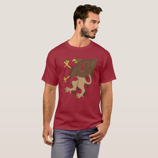 Griffin Rampant T-shirt (Voorkant volledig)