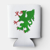 Griffin Rampant Vert Blikjeskoeler (Achterkant)