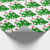 Griffin Rampant Vert Cadeaupapier (Hoek)